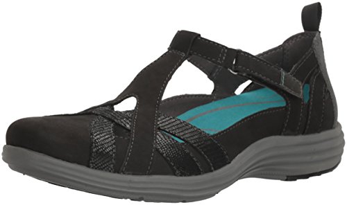 Aravon Women's Beaumont Fisherman Sandal, Black, 7 Narrow #TOP18