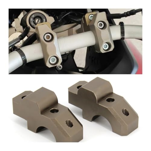 Elevadores de manillar 30mm Tracer 900 GT abrazaderas acero inoxidable MT09 FZ09 2