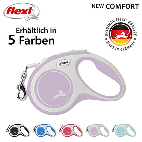 flexi® Comfort S Gurt 5 m rosa, Roll-Leine für Hunde bis 15 kg
