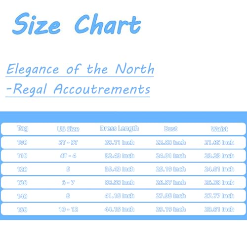 Jeroesja Princess Dresses For Girls - Classy Queen Of Snow Princess Costume With Accessories thumb #6