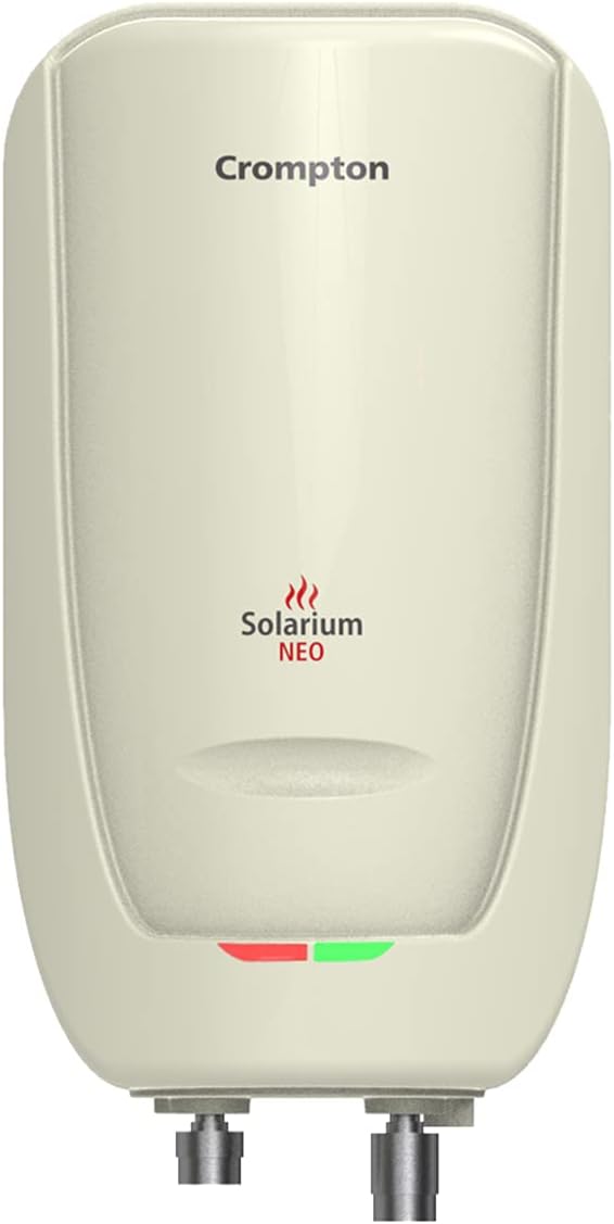Solarium Neo 3-Litre, 3Kw Instant Water Heater/Geyser With Rust Free Abs Body (Ivory) 03 Ltr Ivory