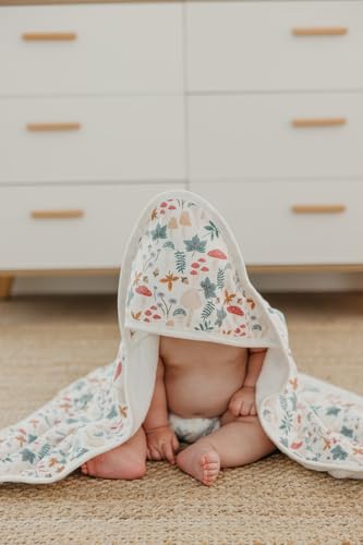 Image of Copper Pearl Hooded Bath Towels Premium Knit /Terry Cloth Baby Towels with Hood, Pockets, and Cool Designs - Great to Gift and Make Bath Time Fun - Baby Bath Towel, Ivy