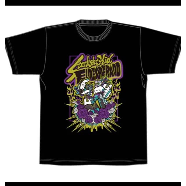 スターライトキッド × PURORESU NYLON　コラボ Tシャツ　Lサイズ Amazon.co.jp: スターダム プロレス スターライトキッド コラボTシャツ