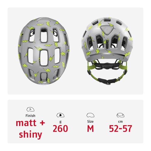 ABUS Youn-I 2.0 bike helmet - with light for children, teenagers and young adults - for girls and boys