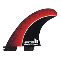 FCS II Gabriel Medina Signature Tri Fin Set (azul, médio) | Amazon