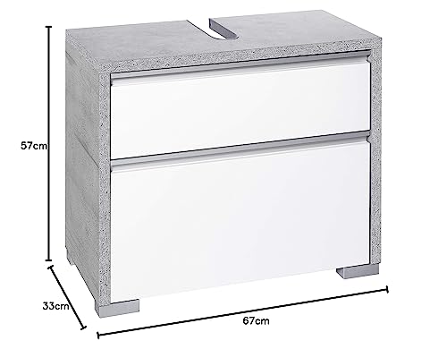 Schildmeyer Bello - Mobiletto per lavabo, 67/33/57...