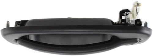 Miniatura 3 de KarParts360 Manija de puerta exterior para Chevy Silverado 1500 HD 2001 2002 2003 lado del conductor | Delantero | Negro texturizado | Con agujero