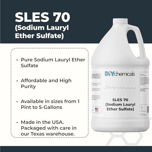 Image of DIYChemicals | High Purity 70% Sodium Lauryl Ether Sulfate (SLES) (1 Gallon)