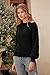 PRETTYGARDEN Women's Fall 2025 Pullover Sweater Casual Long Sleeve Loose Chunky Knit Tops Blouse Winter Fashion Clothing (Black,Large)