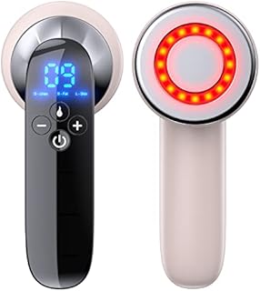 Tezzionas Cellulite Massager – Professional Body Sculpting Machine – Cellulite Remover and Stretch Marks Removal – Handheld Body Slimming Device for Belly Fat, Waist, Arm, Leg, Butt (Pink)