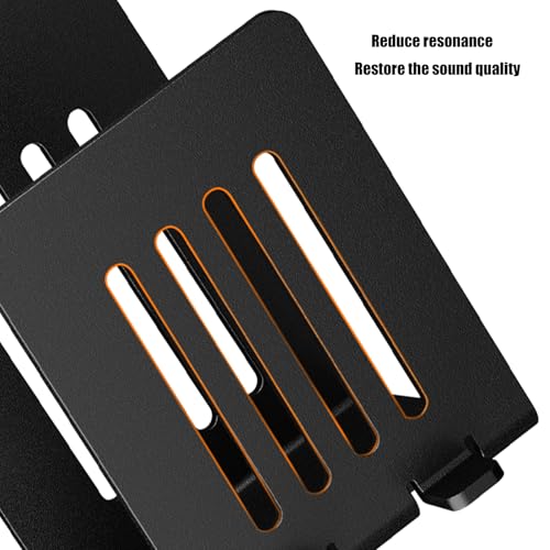 Soporte para altavoces ergonómico de alta durabilidad con estantería organizadora 3