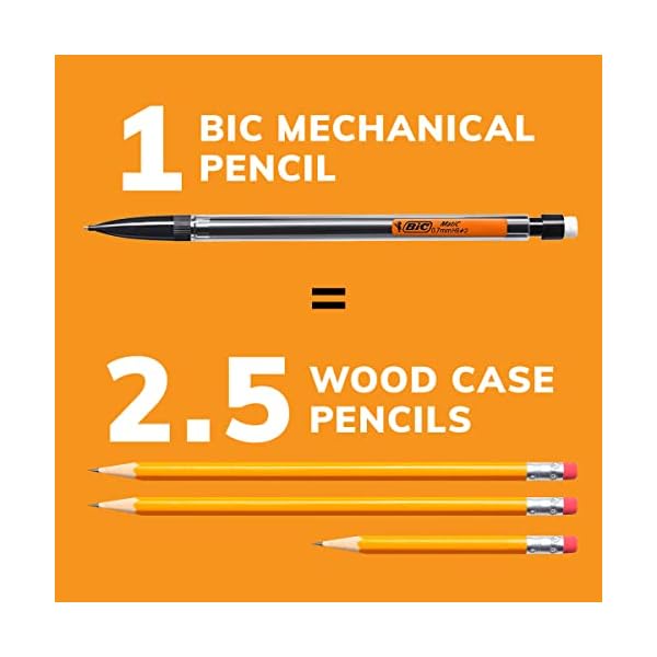 Bic Mechanical Pencils, 40 count, Black barrel with multi color clips by BIC – Bild 7