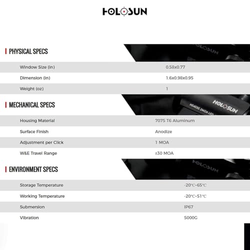 Image of HOLOSUN 407K /507K Series, Dot or Multi-Reticle, Black /FDE /Black-Out /Brown
