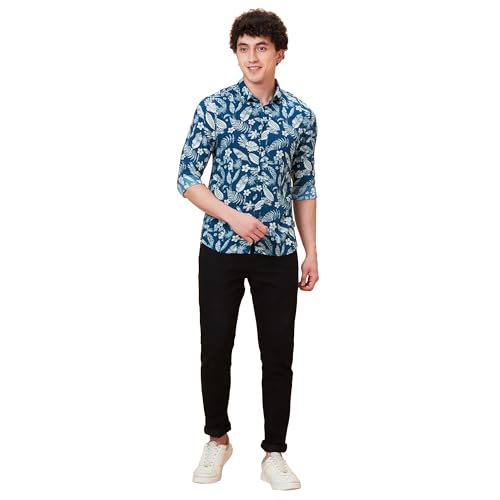 Image of Being Human Garments Mens-Top Shirts Navy