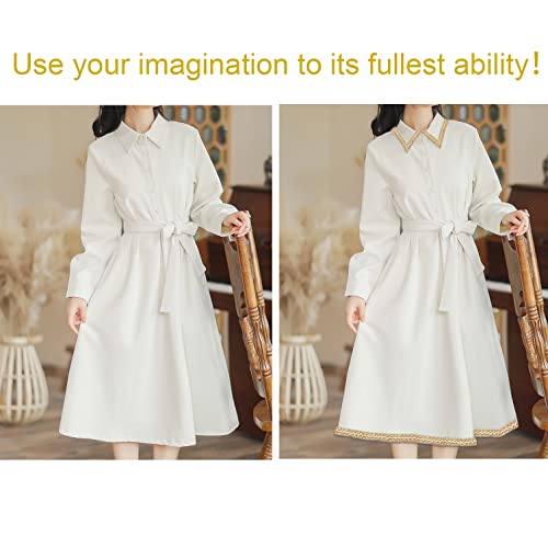 Bel Avenir Braid Trim 0.78 Inch 6.8 Yards Gimp Basic Fringe Trim Fabric Sewing Polyester Handcraft Diy Crafts Woven Boho Costume Home Decorative (Green) #TOP3