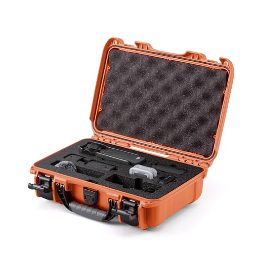 Image of Nanuk 909 Waterproof Hard Case with Custom Foam for DJI Osmo Pocket 3, Orange