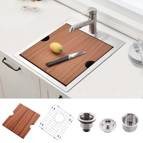 VAPSINT 21x20 Drop-In Kitchen Sink