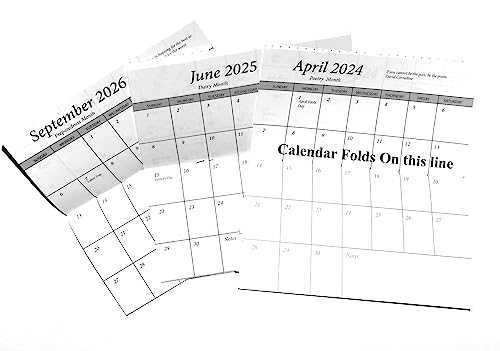 3 Year 2024 2025 2026 Pocket Calendar Planner With Note Pad (Monarch) #TOP2