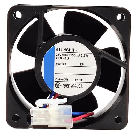 614NGHH 60X60X25MM 24V 3.6W 150mA 2Wires Inverter Cooling Fan