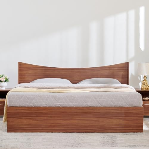 Image of Home Centre Helios Alton King Bed with Bedside Table