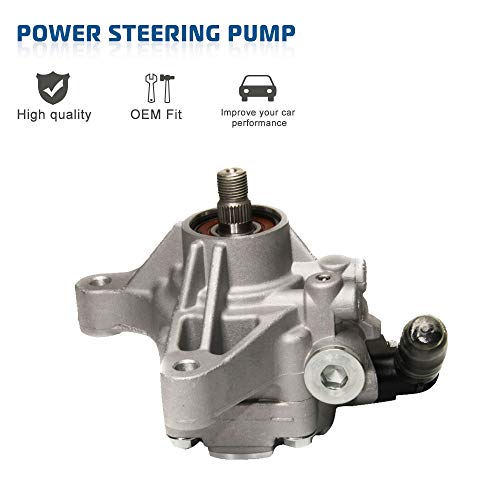Power Steering Pump 21-5419 Replacement For 2002-2006 Acura Rsx 2.0L 2006-2008 Acura Tsx 2.4L, 2006-2007 Honda Accord 2.4L, 2002 05-11 Honda Cr-V 2.4L, 06-11 Honda Element 2.4L Power Assist Pump #TOP1