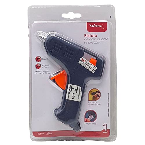 PISTOLA DE COLA QUENTE PEQUENA BIVOLT 10W