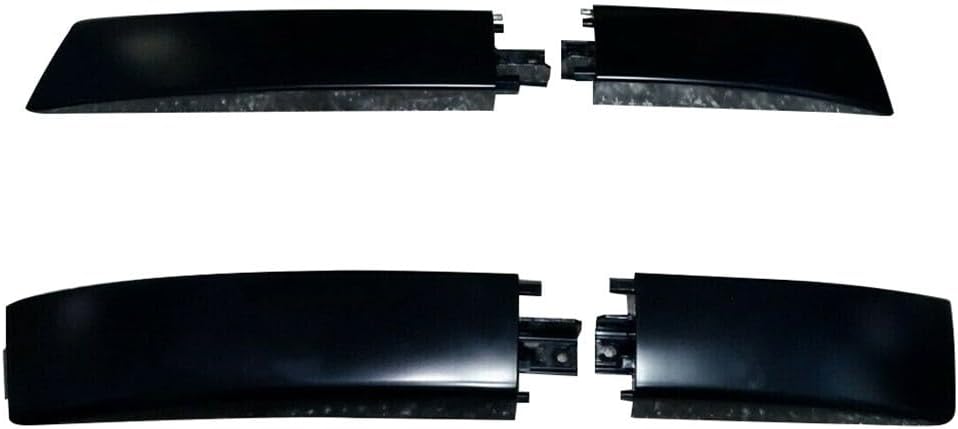 Set Roof Rack Rail Front Rear End Cap L&R Side Compatible with Suzuki-Grand Vitara 06-15, Roof Luggage Cargo End Cap Protection Cover Shell Trim Replace