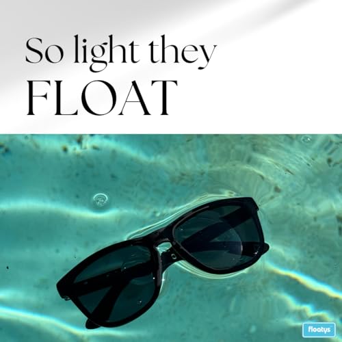 Image of Floating Sunglasses Rubberized Eddys | Polarized Water Repelling Lenses | No Slip Frame | Lightweight | Men and Women