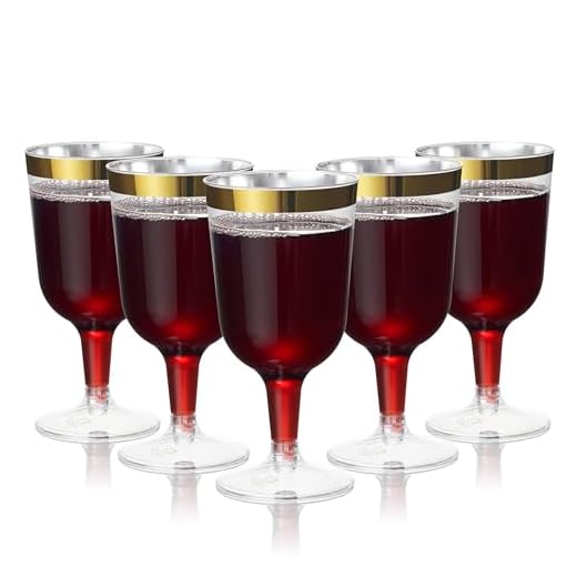 MATANA 24 Elegantes Copas de Vino de Plástico Duro Transparente con Borde Dorado (170ml) - Resistentes y Reutilizables - Cumpleaños, Bodas, Navidad, Barbacoas, Fiestas