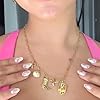 Dckazz Coastal Cowgirl Charm Necklace Choker Gold ... #2