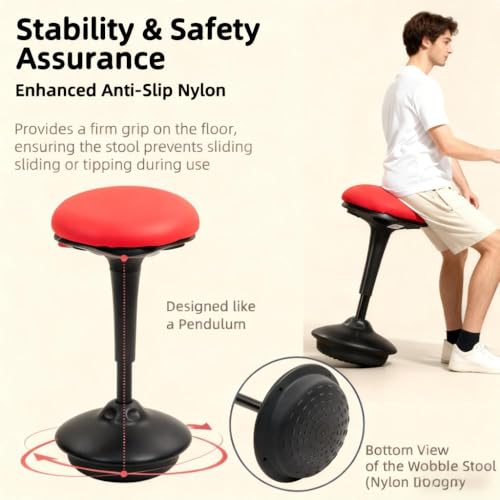 Image of Dynamic Active Stool Move, Adjust, and Energize Your Workspace with Ergonomic Flair