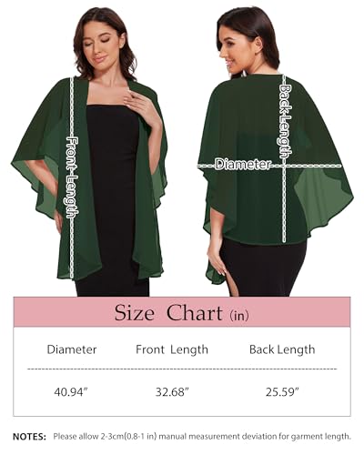 Image of Shawls and Wraps for Evening Dresses Womens Chiffon Scarf Sheer Cover Up