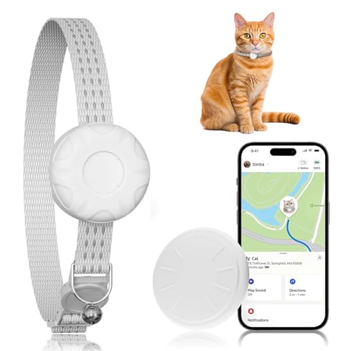 Cat Tracker,Pet Tracker for Cats (Only iOS),Waterproof Tracker Ca...
