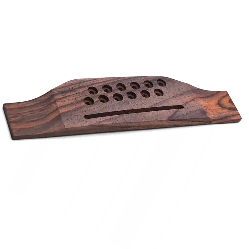 Guitar Bridge For 12 String Acoustic Guitar Parts Oversized Rosewood