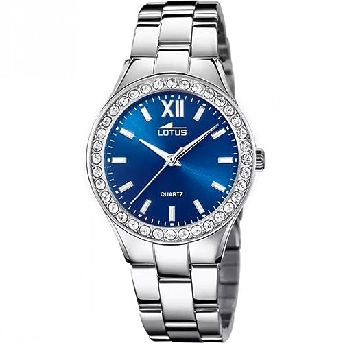 Lotus montre femme acier quartz argenté le cadeau intemporel et élégant à offrir