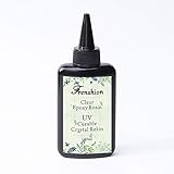 Cristal transparente Transparente Resina epoxi Resina UV No tóxico para el bricolaje Inicio Artesanía Profesional Joyería Pendientes Collar Pulsera, Curado rápido No es necesario mezclar