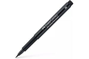 Faber-Castell Pitt Artist Pen Brush India Ink Pen for Sketching, Drawing, and...