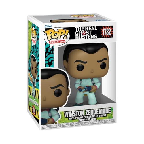 Funko Pop! Animation: TRG - Winston Zeddemore - The Real Ghostbusters - Vinyl-Sammelfigur - Geschenkidee - Offizielle Handelswaren - Spielzeug Für Kinder und Erwachsene - Cartoons Fans