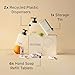 Tirtyl Skipper Hand Wash Duo Kit - 2 Recycled Plastic Foaming Dispensers + 6 Tablet Refills (6x 8 fl oz bottles of soap) + 1 Storage Tin - Variety Fragrances