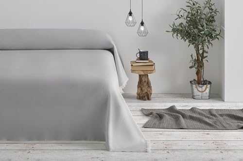 textil-home Throw Blanket Protector sofa MARTINA Bed Cover - 130x180 cm - for 1 seater sofa cover, Sofa Cover Protector. Pearl - Image 4