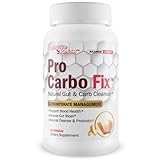 Pro Carbo Fix - Natural Gut & Carb Cleanse Supplement - Plant Based Formula w/Probiotics - Support Digestive Health & Blood Health - Help Flush Carbs & Toxins - Promote Regularity & Reduced Gut Bloat