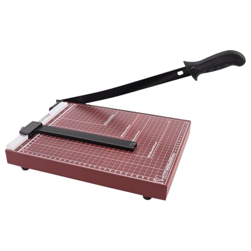 Yobuisg 断裁機/ペーパーカッター/断裁機/木製ベース/カッティングマシン/A3/A4/A5 B4/B5 マルチサイズ用紙切断/業務用家庭用/手動ペーパーカッター/学校工場オフィスペーパーカッター (A4)