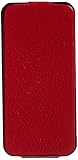JUJEO 2108053757 Leder Holster for Apple iPhone 5 Twin Flip Sport - Retail Packaging - Red