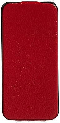 JUJEO 2108053757 Leder Holster for Apple iPhone 5 Twin Flip Sport - Retail Packaging - Red