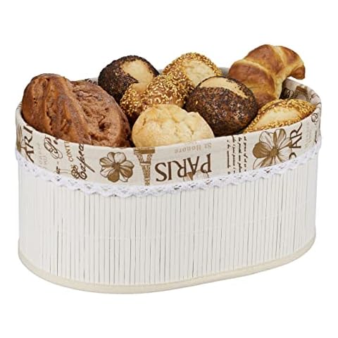 Corbeille à Pain en Bambou Relaxdays Cover