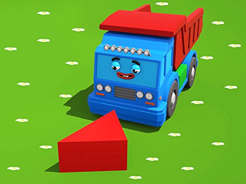 Farben lernen mit grosser Lasrwagen und seine Freunde