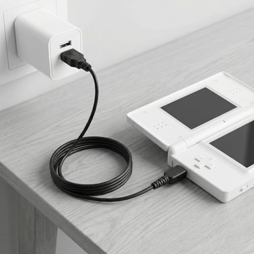 USB Charger for Nintendo DS Lite 4ft, Charger Compatible with Nintendo DS Lite, Sturdy and Durable, Charging Cable Compatible with DSi/DSi XL/ 3DS/ 3DS XL - Image 6
