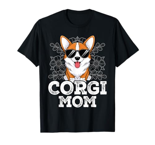 Corgi Dog Love Design Corgi Mom Mum Women T-Shirt