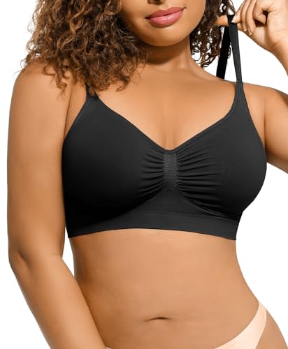 Lover-Beauty Bralettes for Women - Wireless Seamless Bra Stretch Comfort No Underwire Everyday Bras