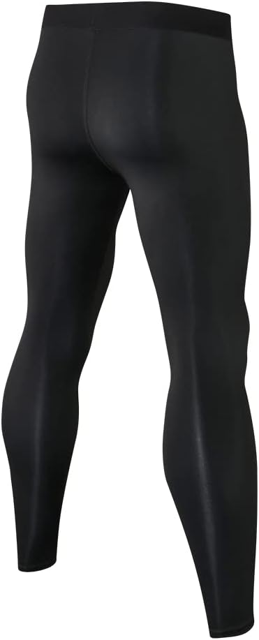YEL Men Compression Pants Sport Leggings Football Basketball Spandex Tights for Active Athletic Workout Running Cool Dry - Image 5